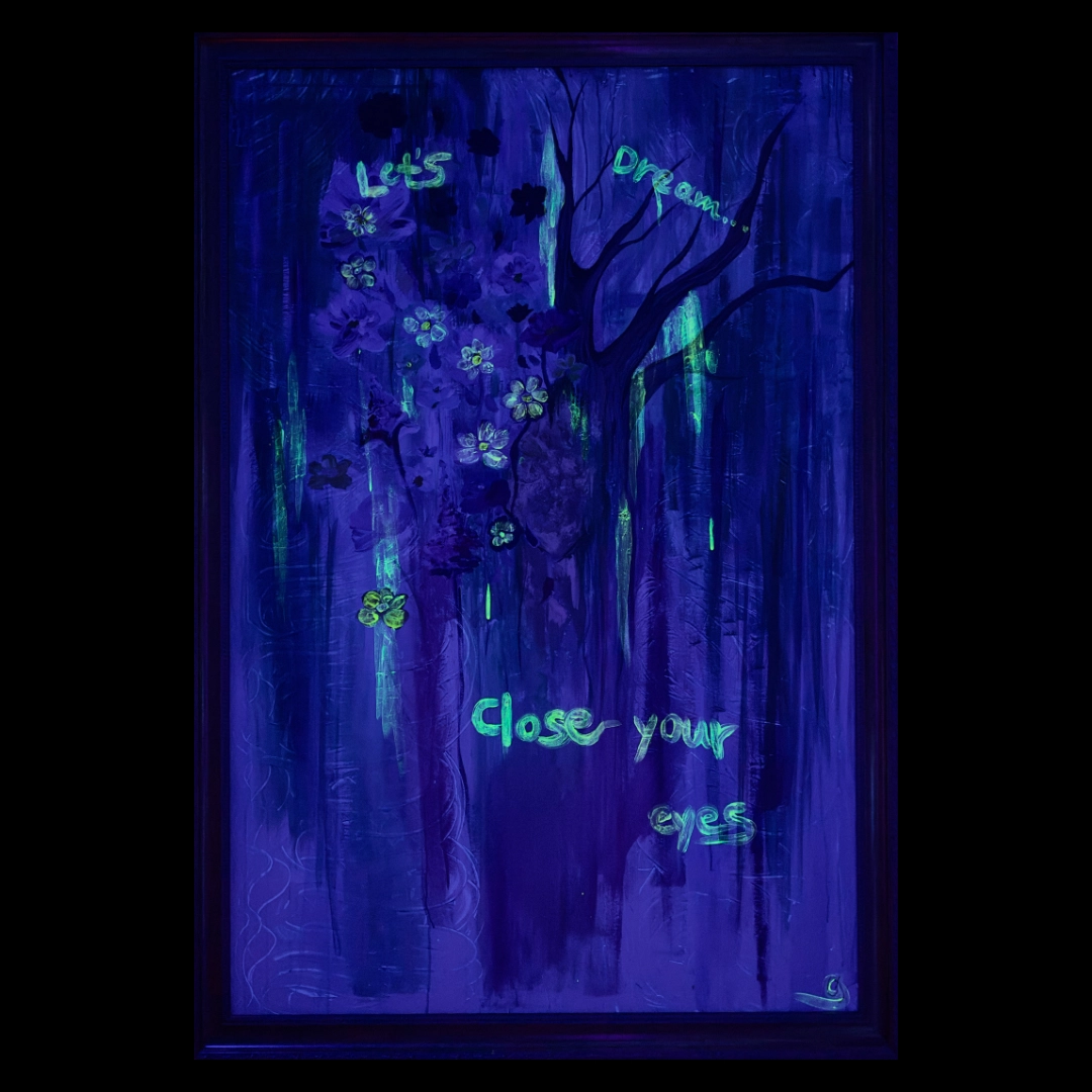 Fairy Tree under black light